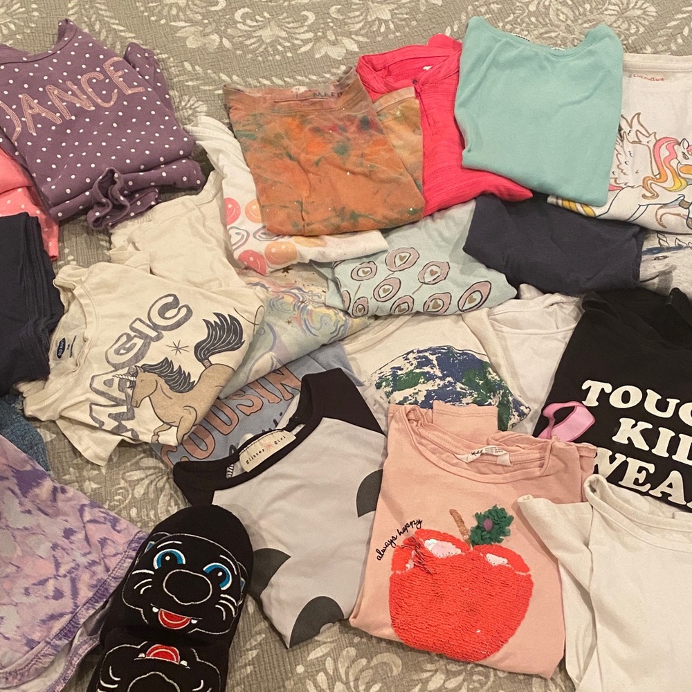 Colorful Graphic T-Shirts Collection & Bottoms (8y-12y)